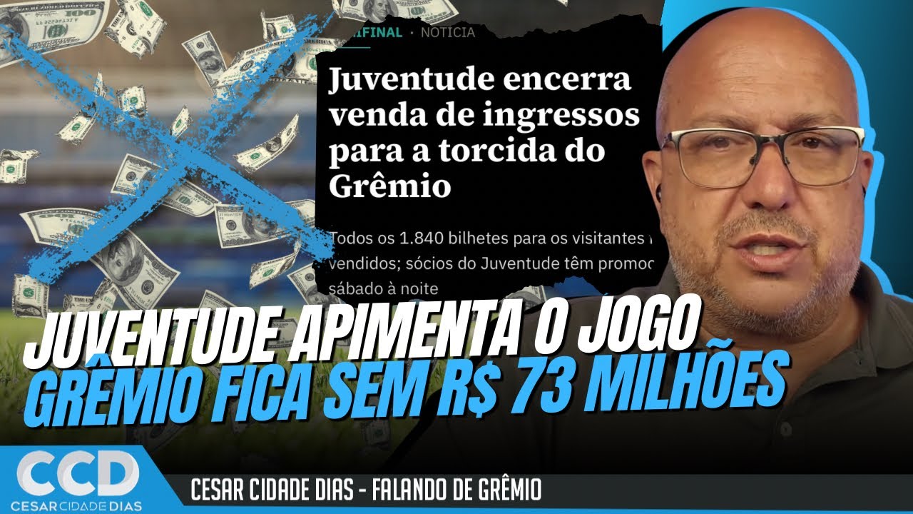 Informação que atrapalha os planos do Grêmio | Juventude esquenta o confronto em Caxias 