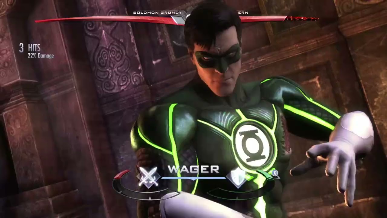 Solomon Grundy vs Green lantern Hard difficulty Injustice Gods Among Us