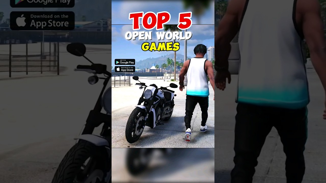 Top 5 open world games for android and iOS #openworldgames #openworldandroidgames
