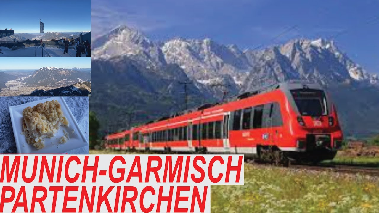 Munich-Garmisch-Partenkirchen🚂 4K  Zugspitze, #travel, #mountains #snow #zugspitze #solo #views