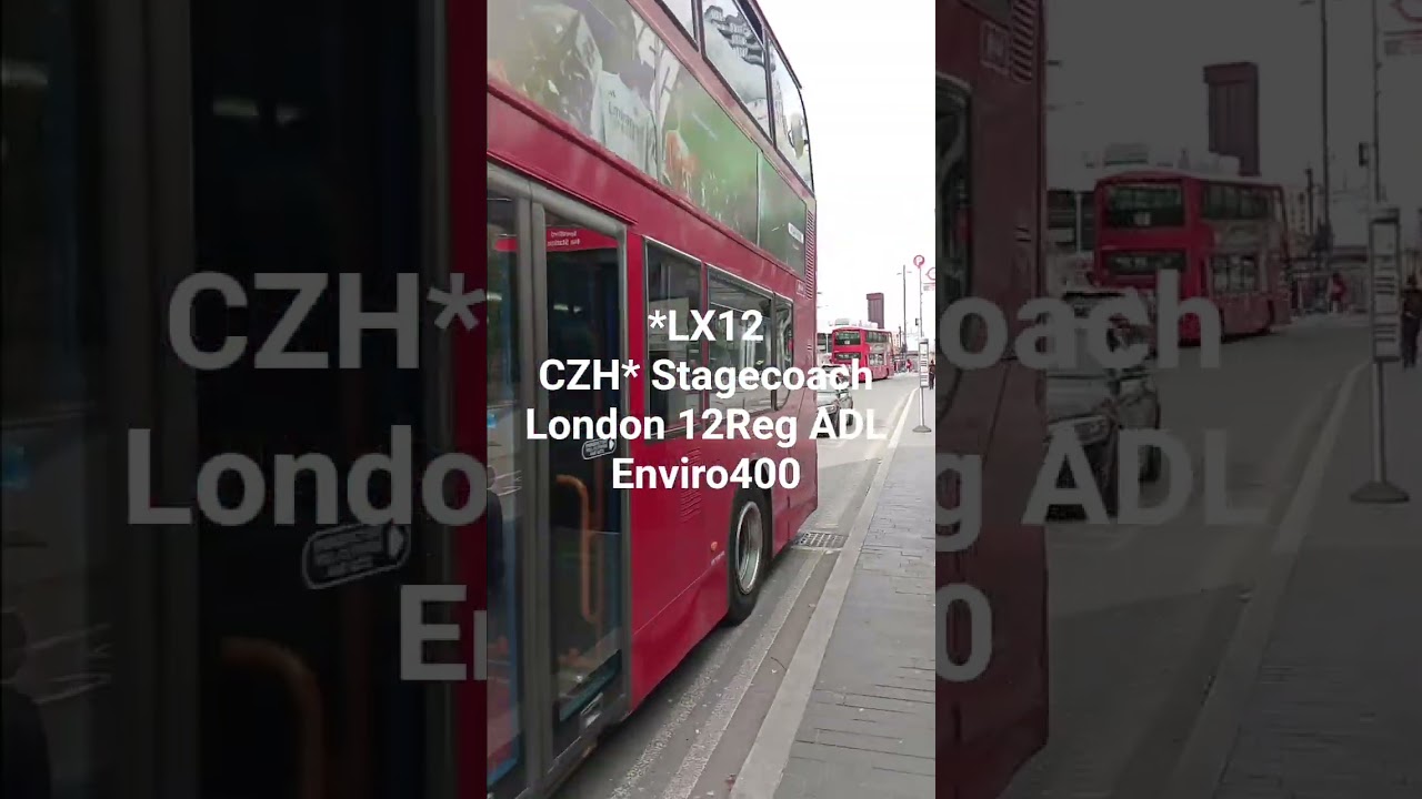 *LX12 CZH* Stagecoach London 12Reg ADL Enviro400