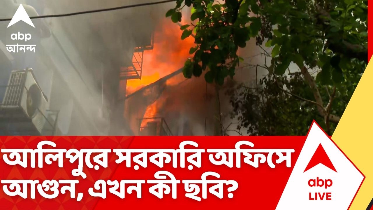 Alipore Fire Incident: Fire in government office in Alipore, 4 fire engines at the scene, what is the picture now?