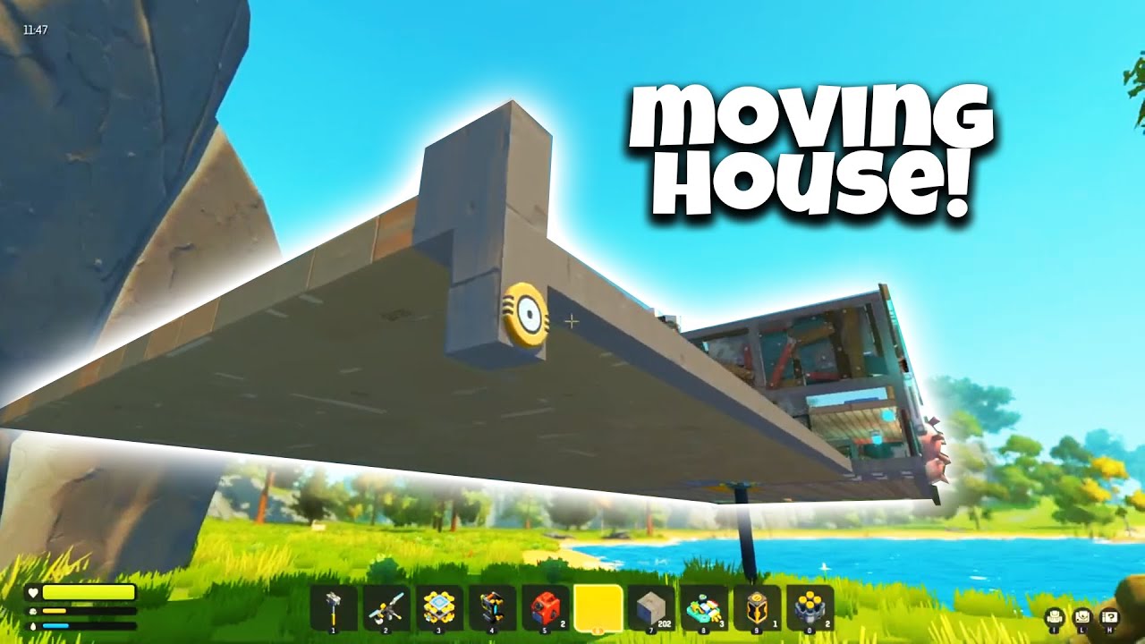 Scrap Mechanic Survival moving house...
