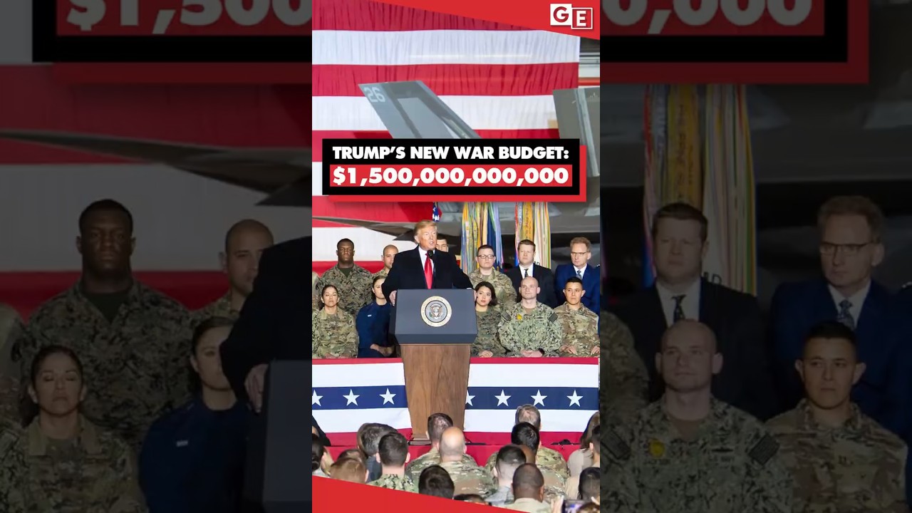 Trump wants $1,500,000,000,000 to wage war