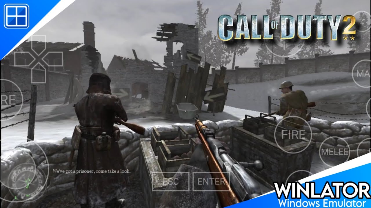 Winlator 9.0 | Call of Duty 2 Gameplay(HD) |&nbsp;&nbsp;Windows Emulator | Android