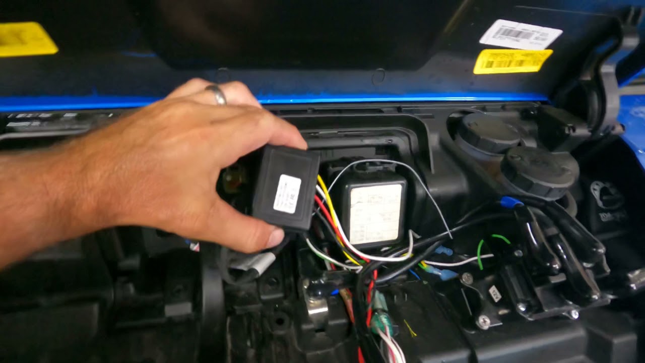 Wireless winch install