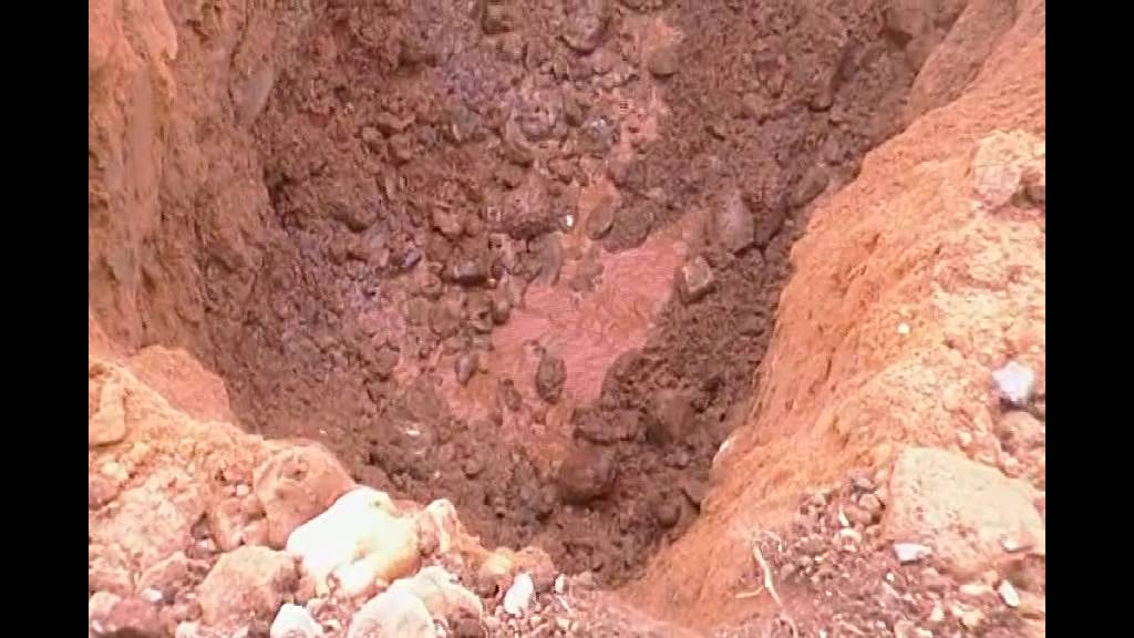 excavación de pozo