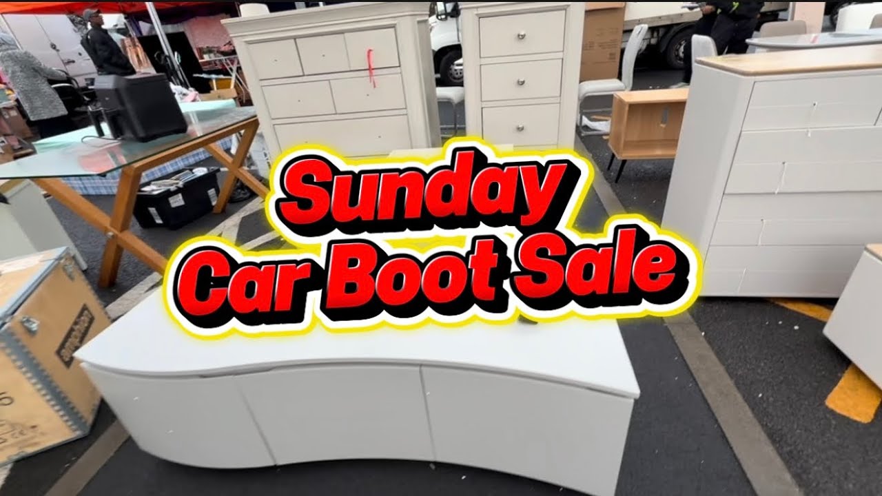 Sunday Car Boot Sale 2026 . Famous Car Boot Sale in Manchester .  Full Walking Tour 2026 . 