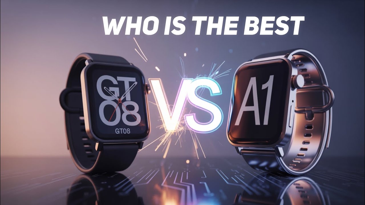 gt08 vs a1 smart watch in Hindi/urdu