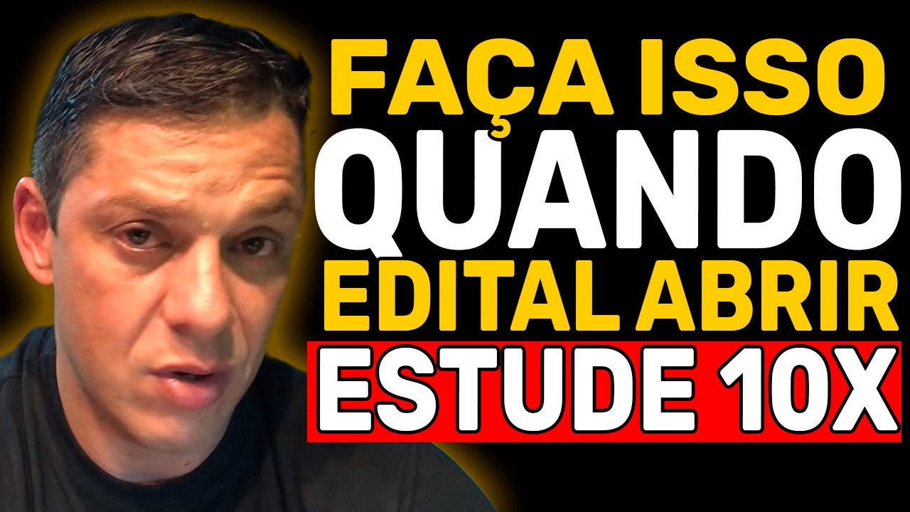 MACETE DE ESTUDO COM EDITAL ABERTO PARA CONCURSO P&Uacute;BLICO - Evandro Guedes