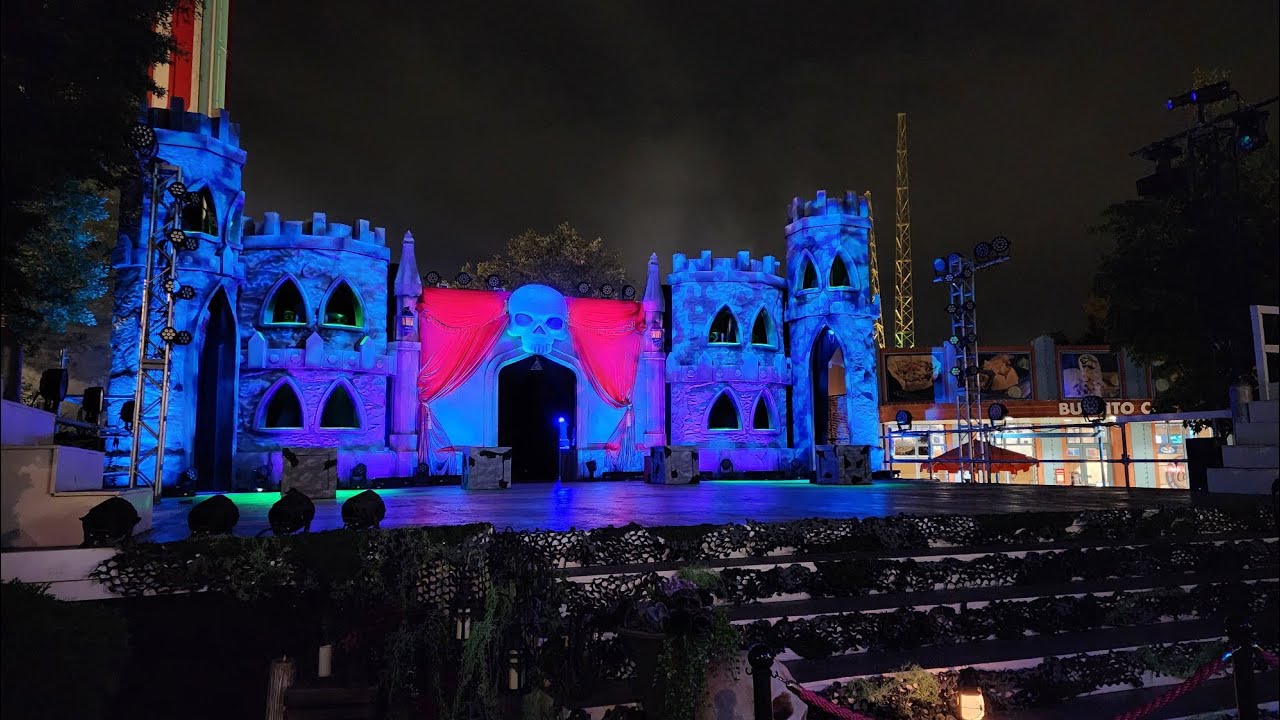 Conjure the Night full stage show at Carowinds for Scarowinds!