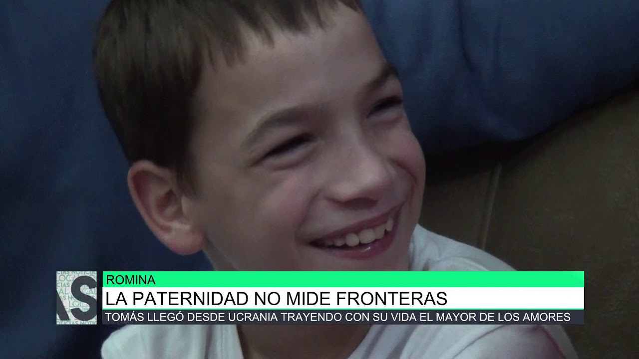 Día del Padre: Adrián y Romina adoptaron  a Tomás en Ucrania
