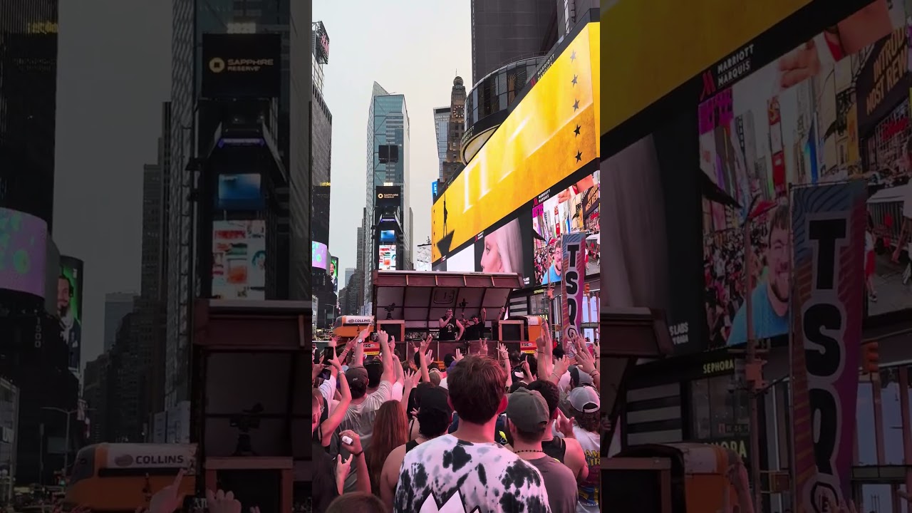 Tape B b2b Dr Fresch - The Next Episode Flip (Wooli Remix) | CitySoul Bus Times Square Pop-Up | 2025