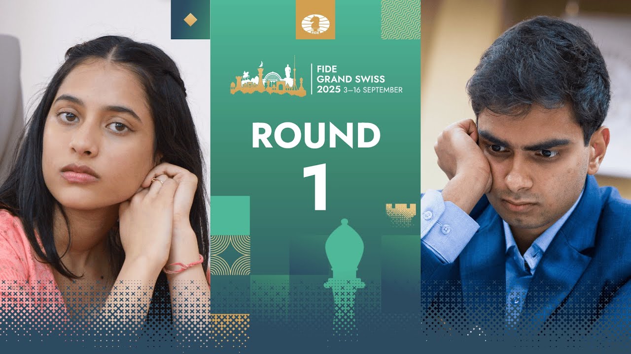 🇮🇳 Divya Deshmukh VS Abhimanyu Puranik 🇮🇳 | FIDE Grand Swiss 2025 | Round 1 | Board 57