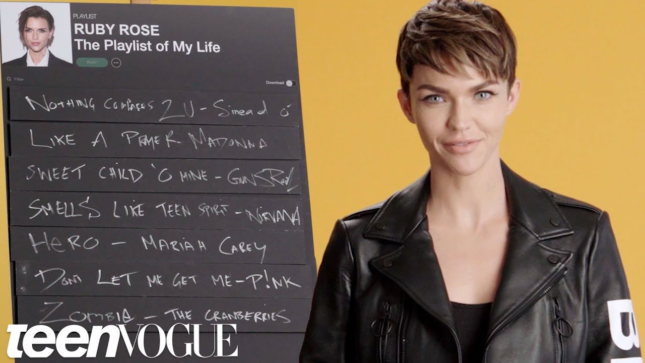 Ruby Rose Creates the Playlist to Her Life | Teen Vogue