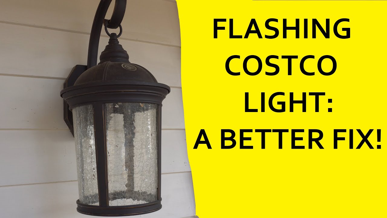 Costco Flashing Light - A Different Fix!