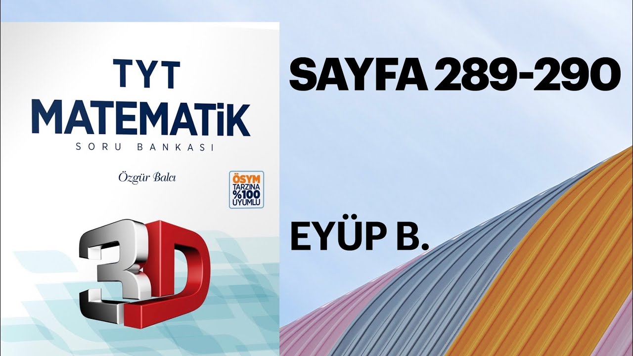 3D TYT MATEMATİK BÖLÜM -4 TEST -18(OLASILIK)