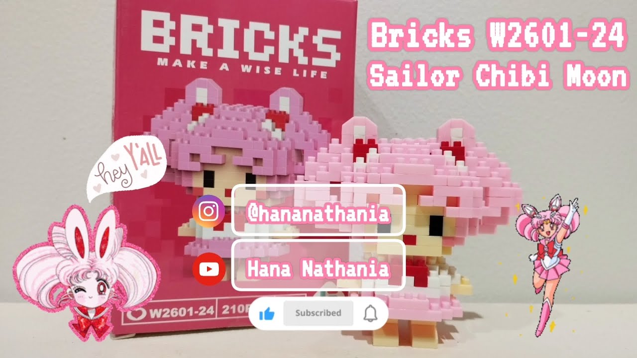 🧩Bricks W2601-24 Sailor Chibi Moon🌛🩷✨
