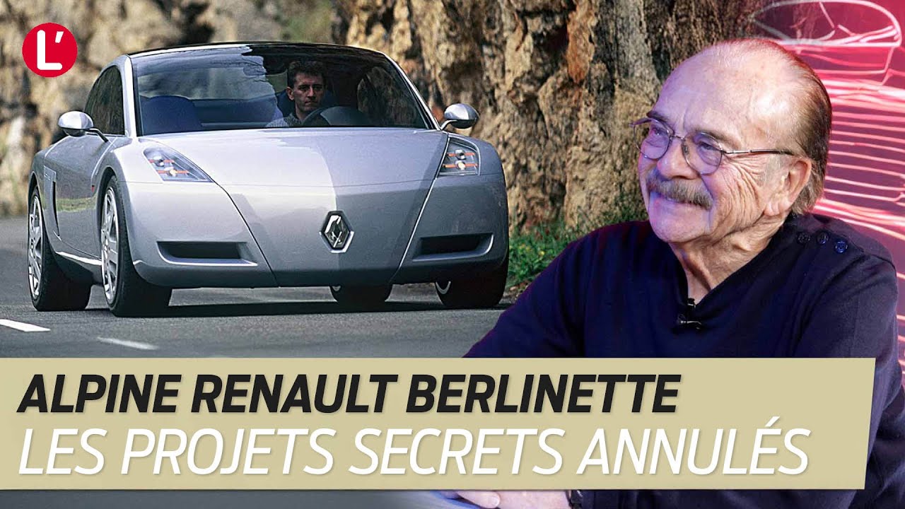 ALPINE Renault BERLINETTE : les PROJETS annul&eacute;s racont&eacute;s par leur designer en chef