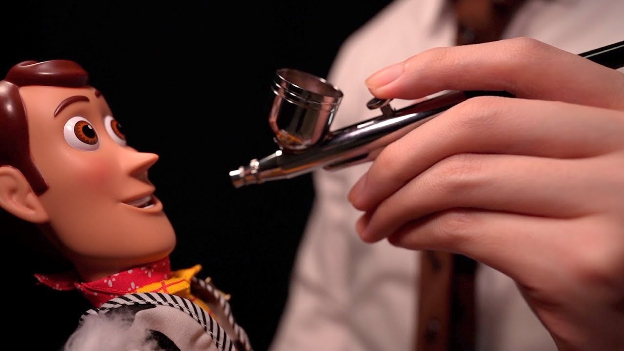 [ASMR]Woody se reparar&aacute;🤠 - Cleaning Woody Inspired by Toy Story 2(No talking)