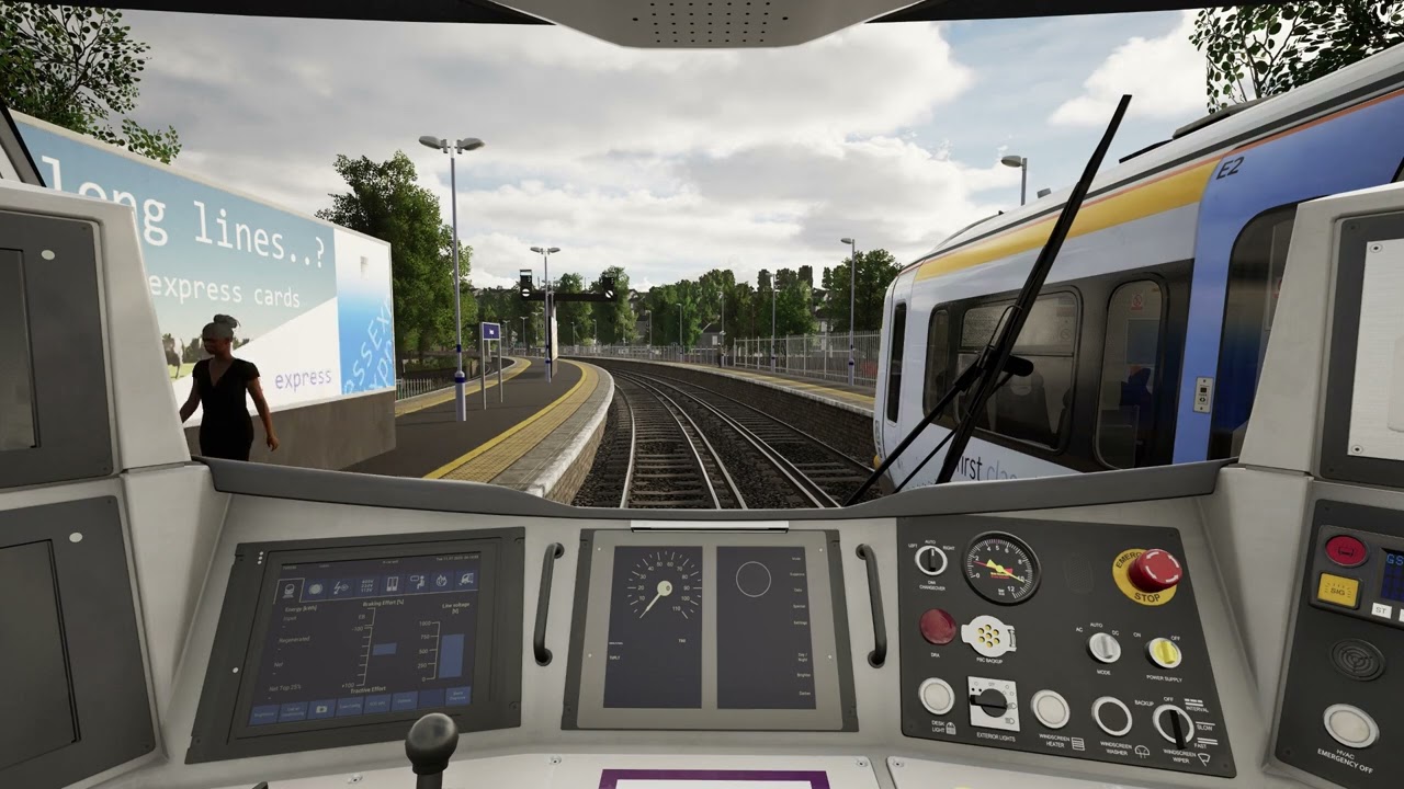 TSW 3 Timelapse -THAMESLINK CLASS 700- Rainham - Dartford (Southeastern Highspeed) Train Sim World 3