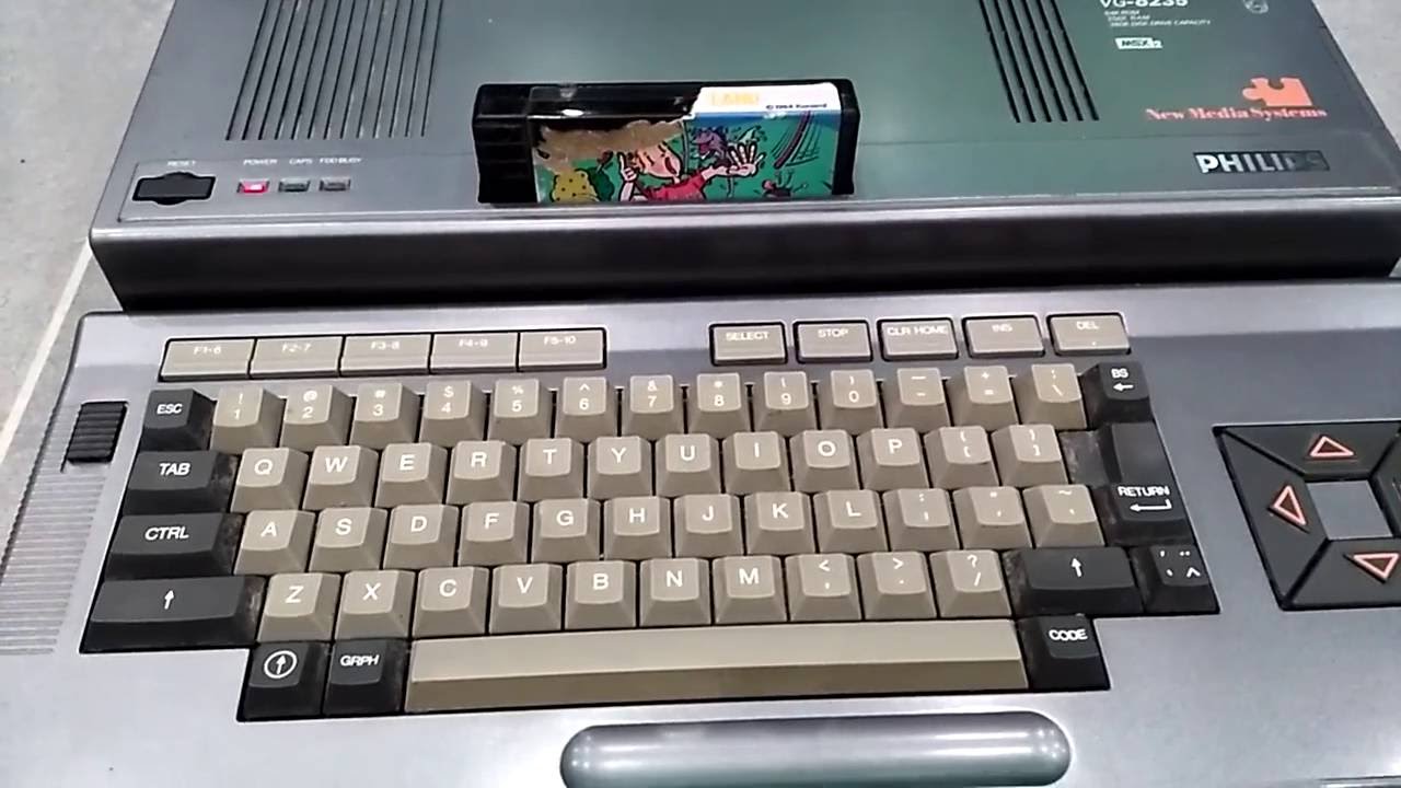 MSX2 MSX 2 PHILIPS VG 8235 ATHLETIC LAND