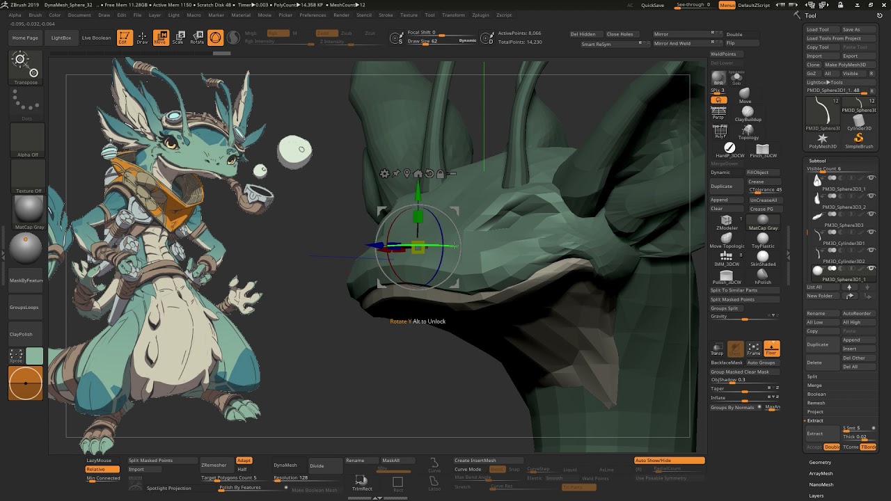 #ZBrush​​​​​ PART 1 - Dragon Warrior