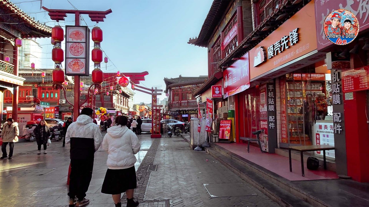 Discover REAL New Year in Taiyuan, China - Walking Tour from Residential to CBD #ChinaTravel