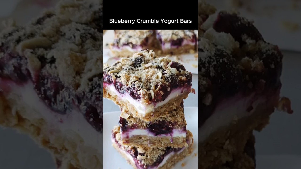 blueberry crumble yogurt cake #bakeonlyrecipes #bakeonly #yogurtcake #healthybaking