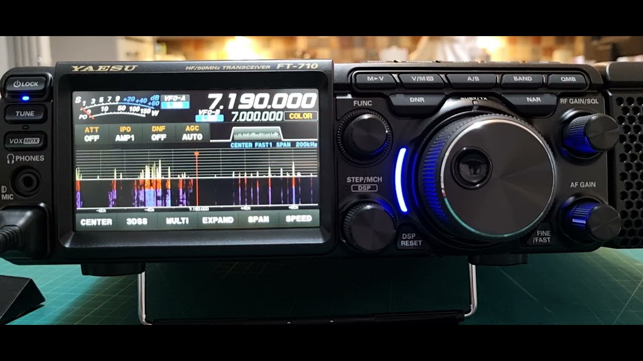 YAESU FT-710 Waterfall Scope