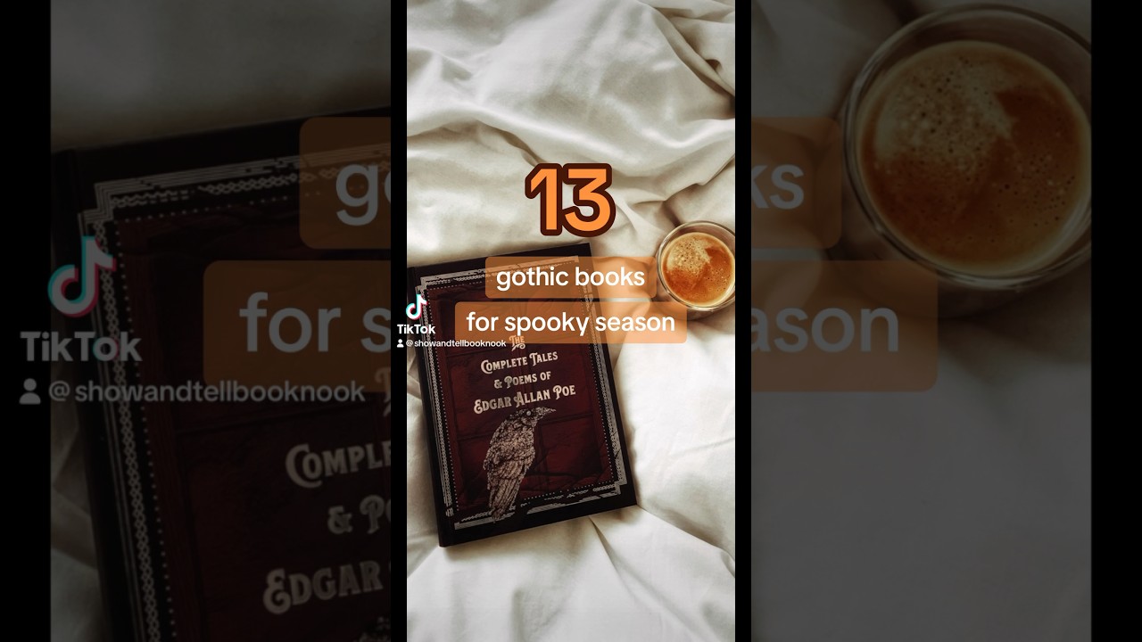 13 gothic book recommendations for Halloween! #books #reading #gothic #thriller #halloween