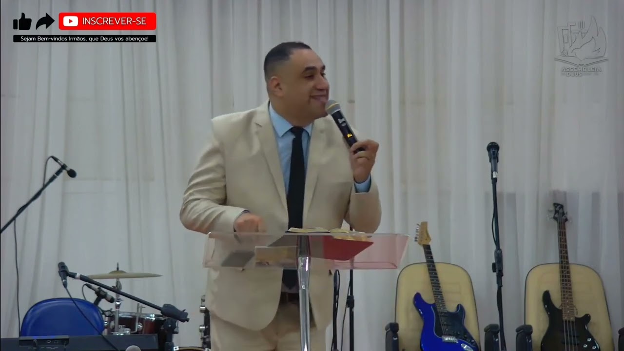 Culto de ensino AD Bagé, Pr. Thiago Damacena