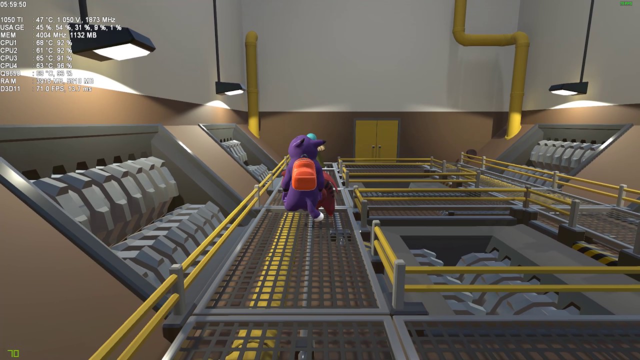 Gang Beasts PC Online 8 Players Gameplay - Full HD 1080p60