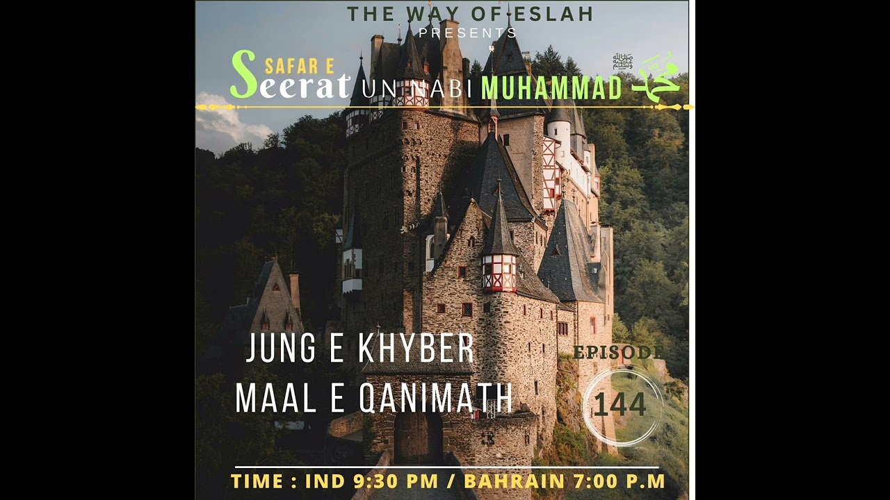 Safar e Seerat un Nabi ﷺ Episode 144, Khyber K Maal Taqseem.