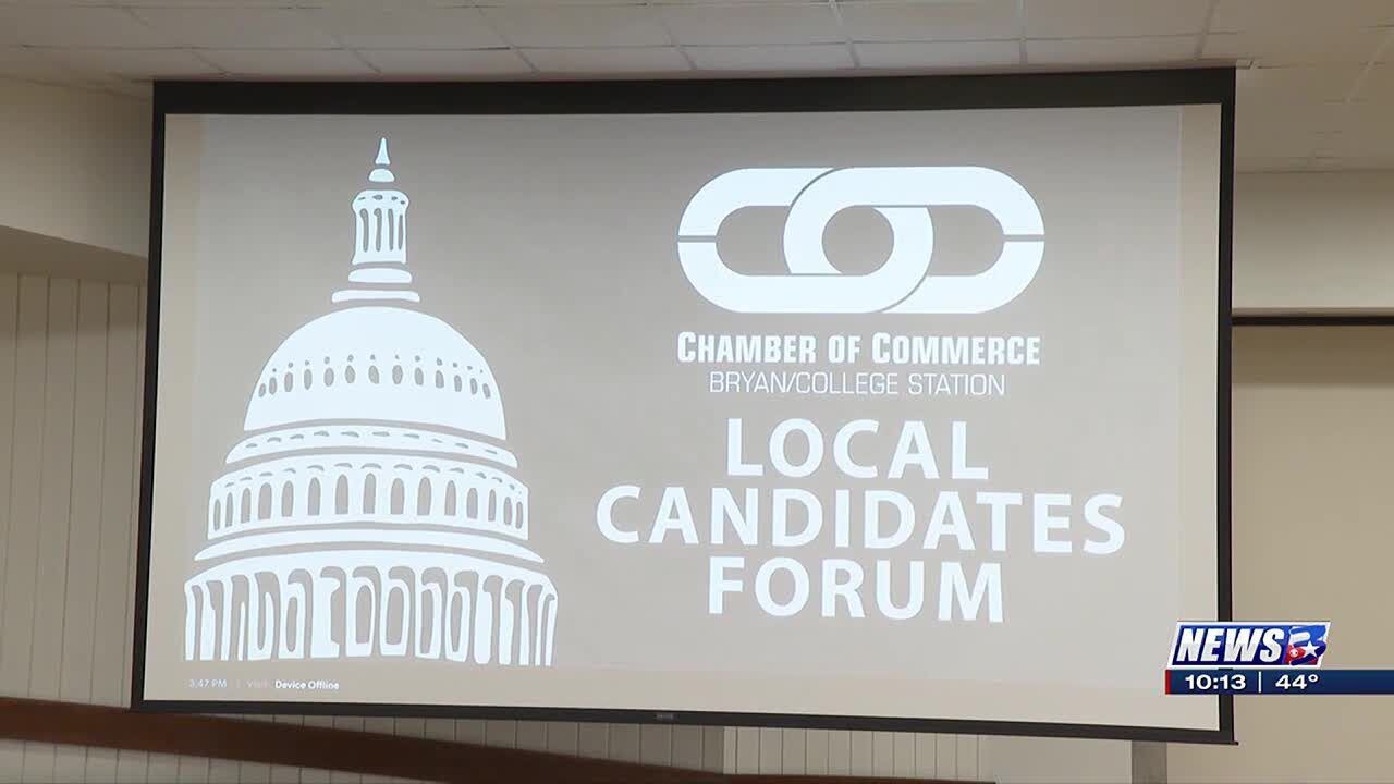 BCS Chamber forum gives hopefuls platform ahead of primary elections
