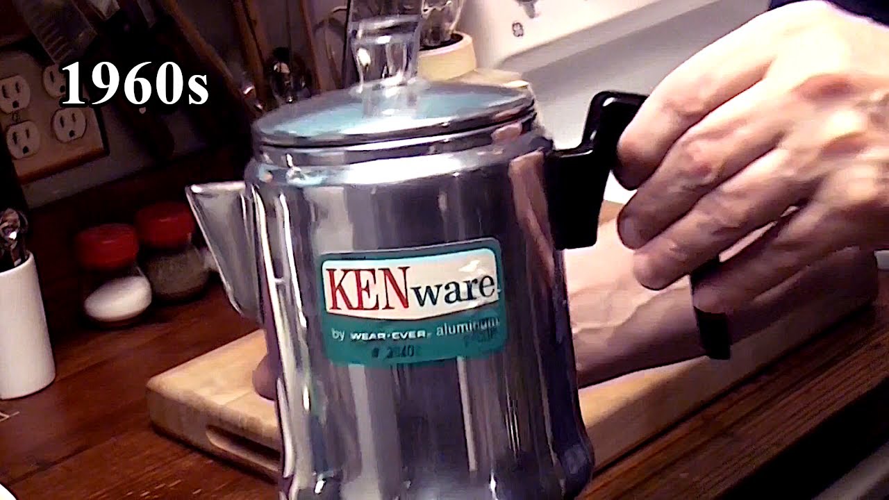 Ken Ware Stovetop Percolator by Wear-Ever | 1960s coffeemaker