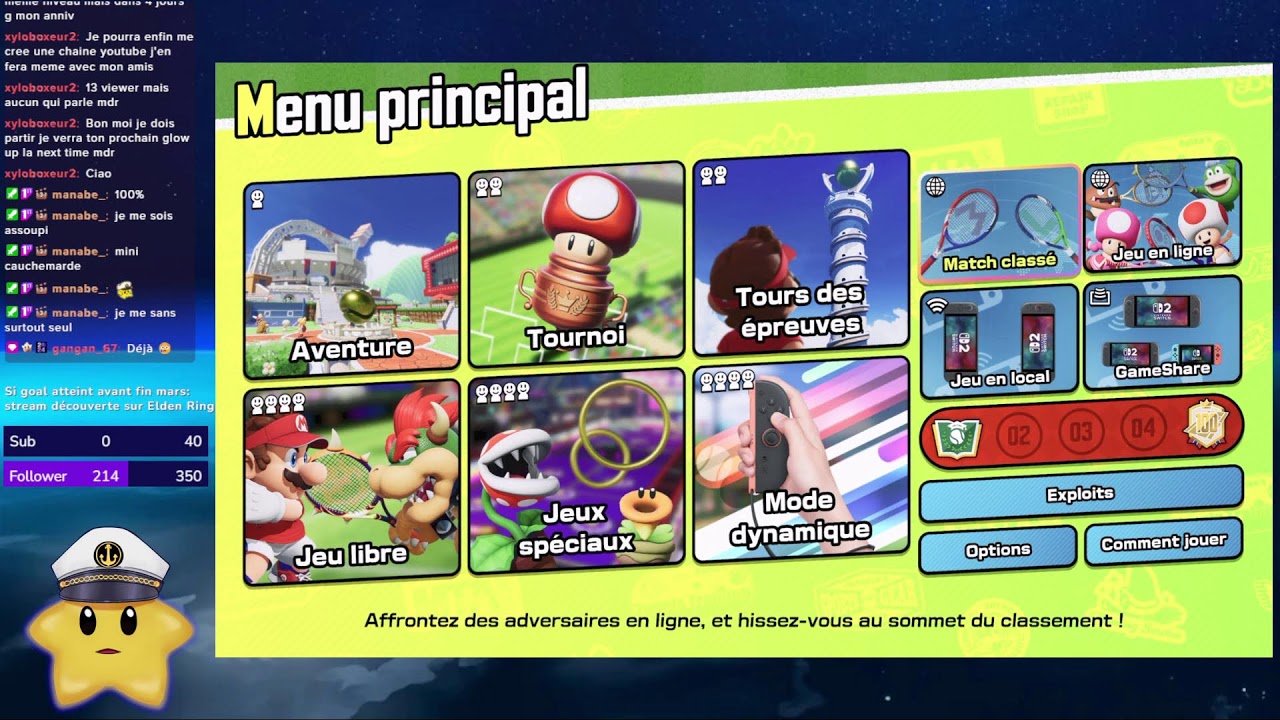 On continue la découverte de Mario Tennis Fever