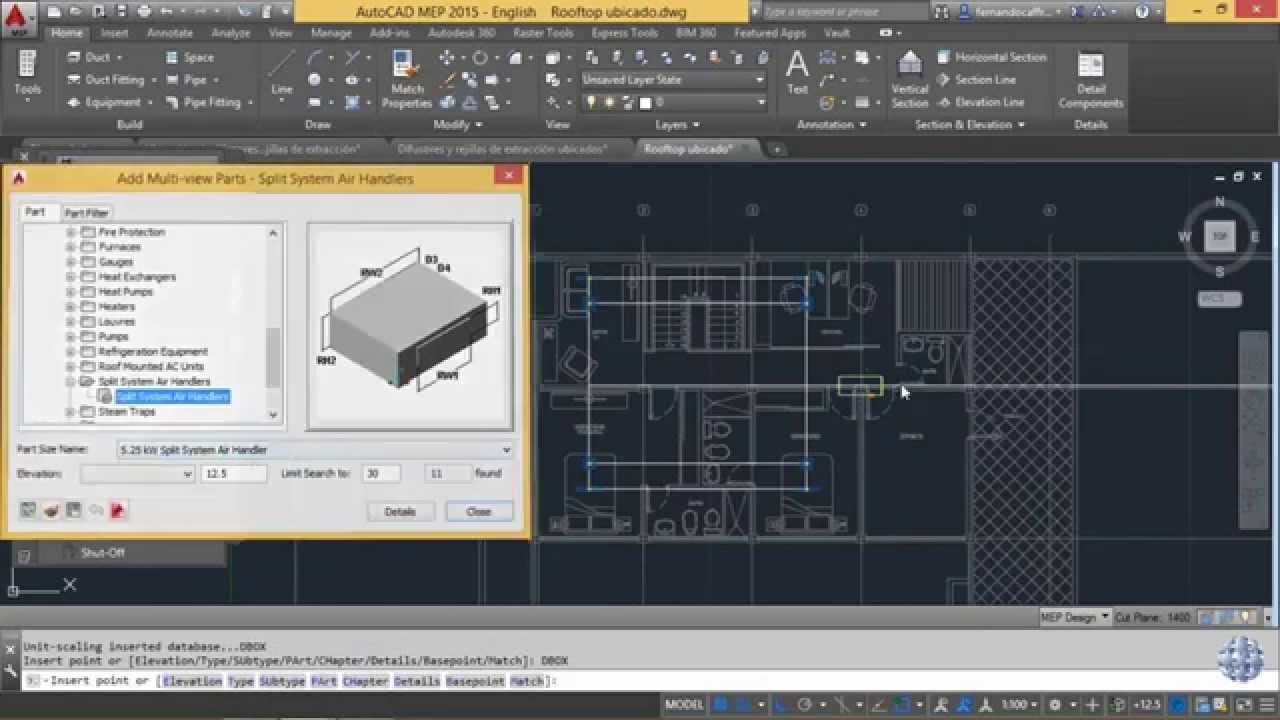 Diseño de sistemas HVAC con AutoCAD MEP 2015 - Parte 1