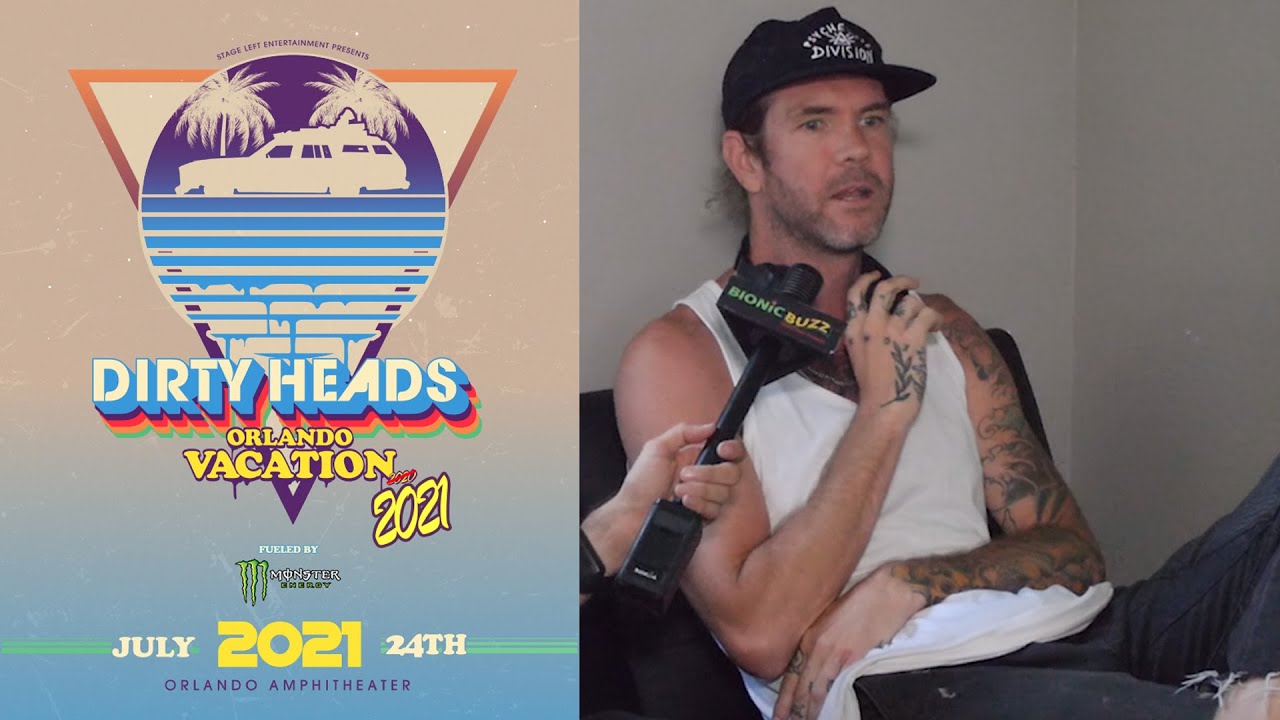 Jared Watson from Dirty Heads Backstage Interview at Orlando Vacation