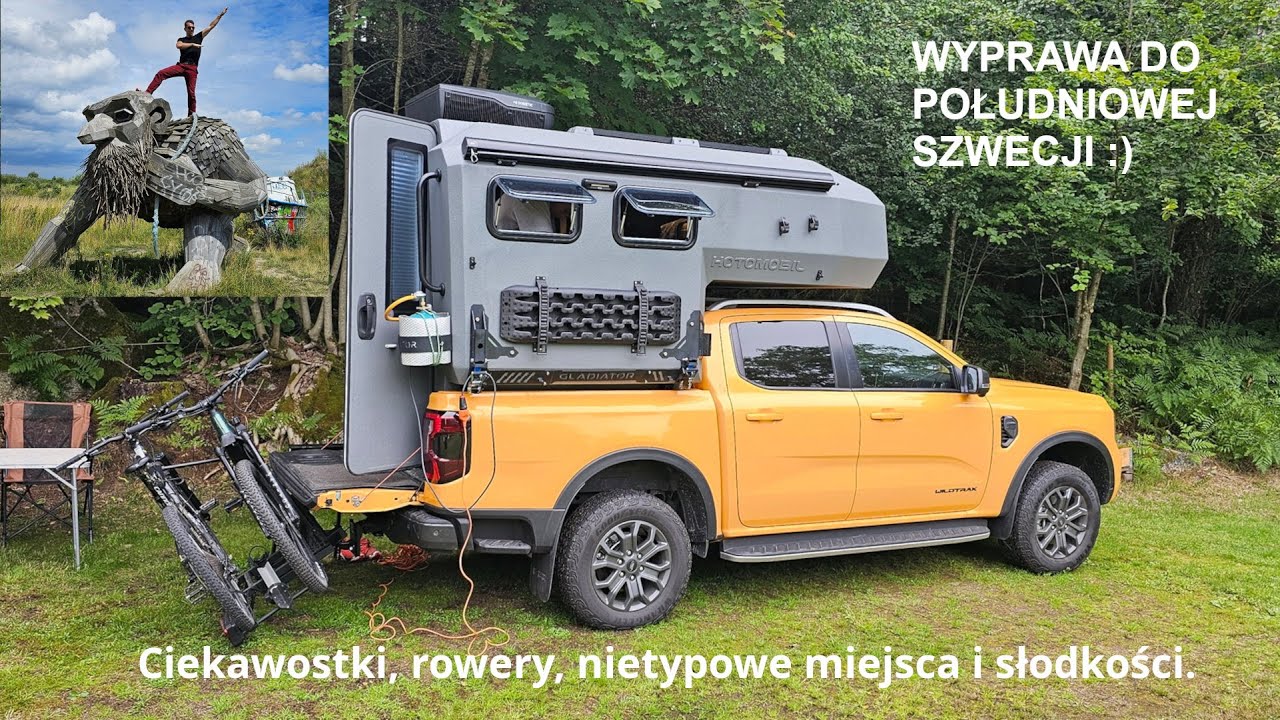 Kapsuła na pickup - Szwecja wyprawa