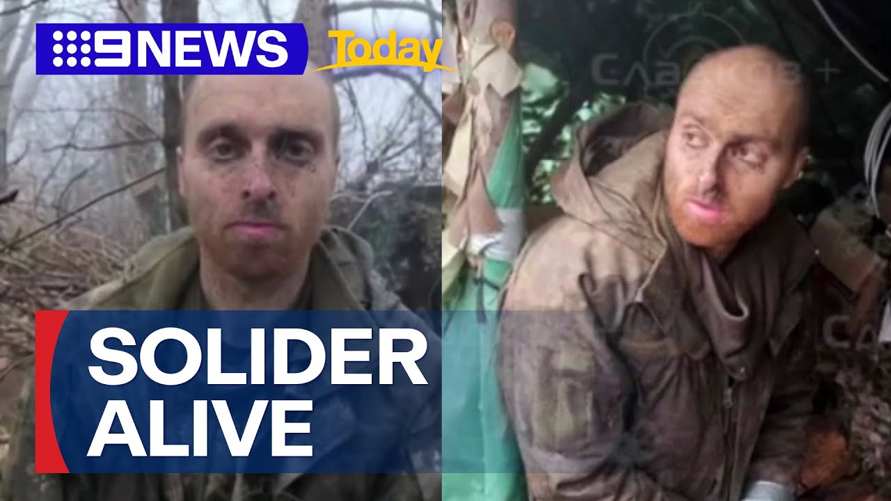 Australian fighter captured by Russia confirmed to be alive | 9 News Australia