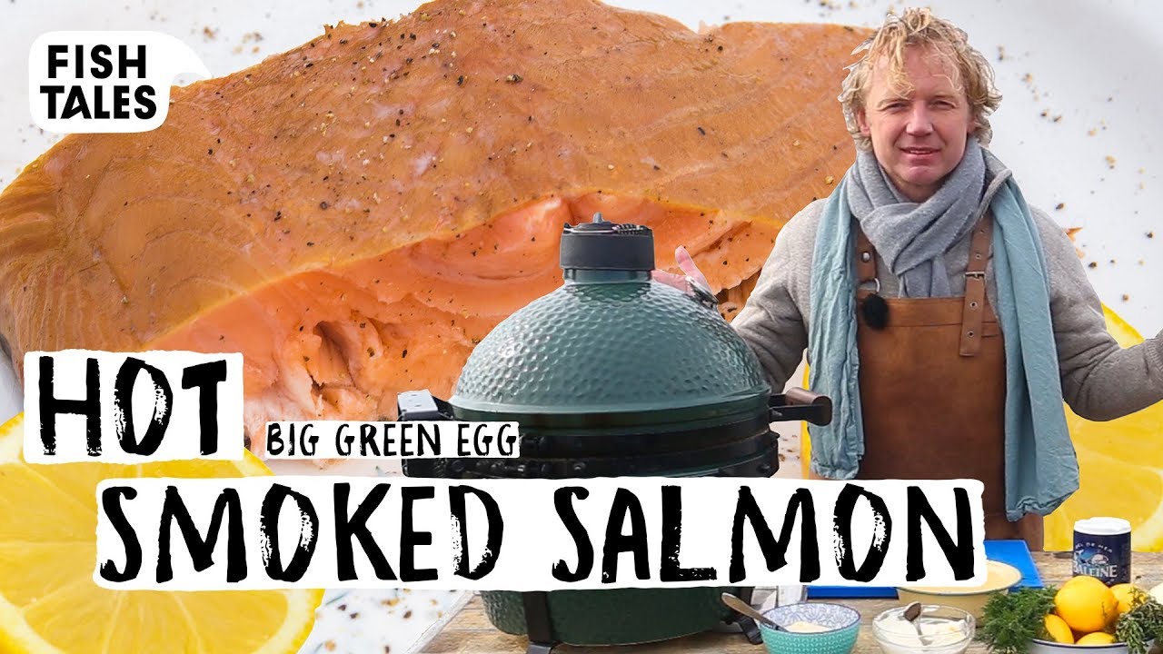 How To Hot Smoke SALMON on a Big Green Egg BBQ | Bart van Olphen