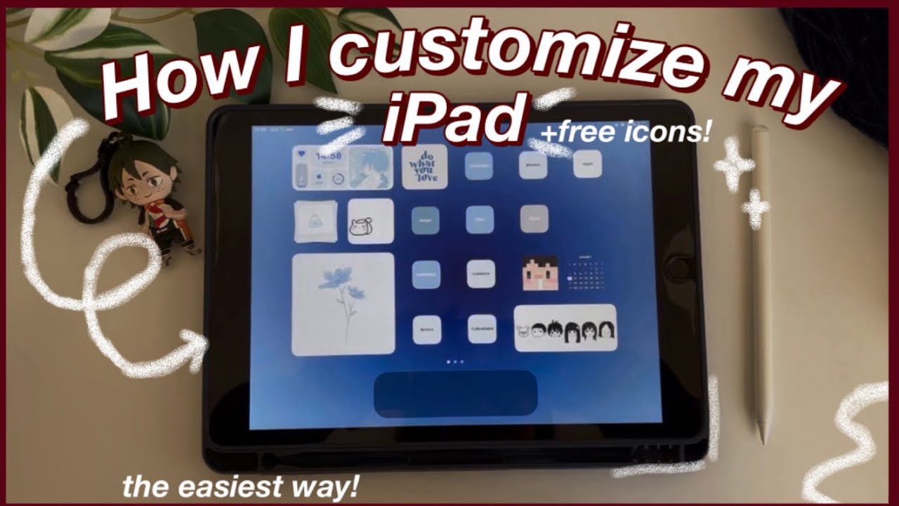 ⋆｡°✩ how I customize my iPad (functional + aesthetic) 🍒🐆