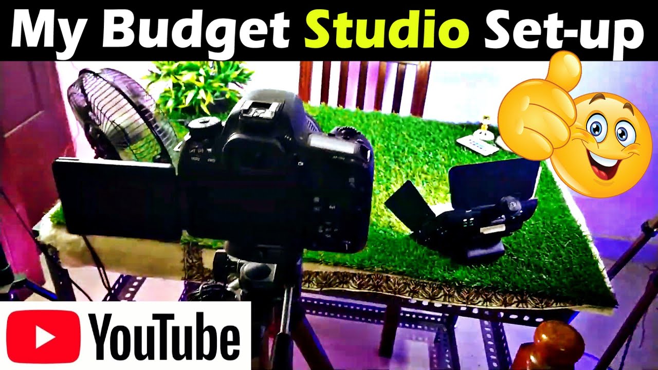 My Low Cost Youtube Studio Setup - Studio Tour | Technick - Tamil