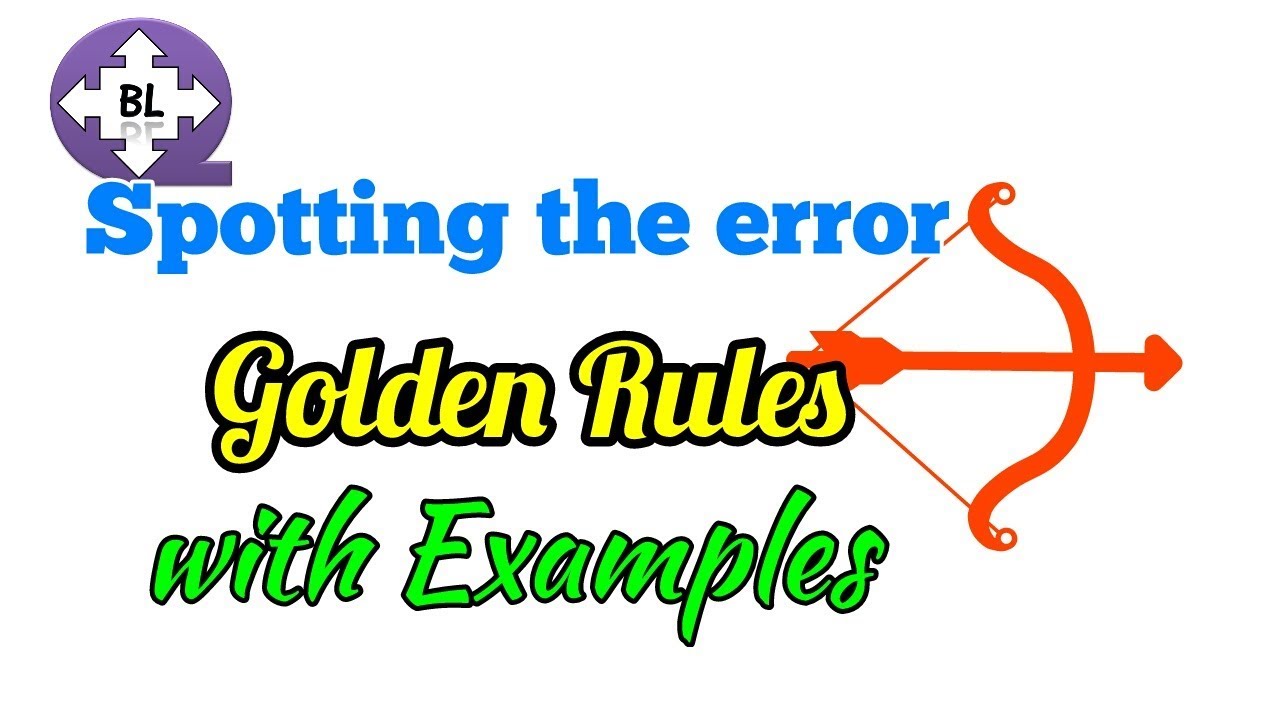Spotting the error rules - Adjectives