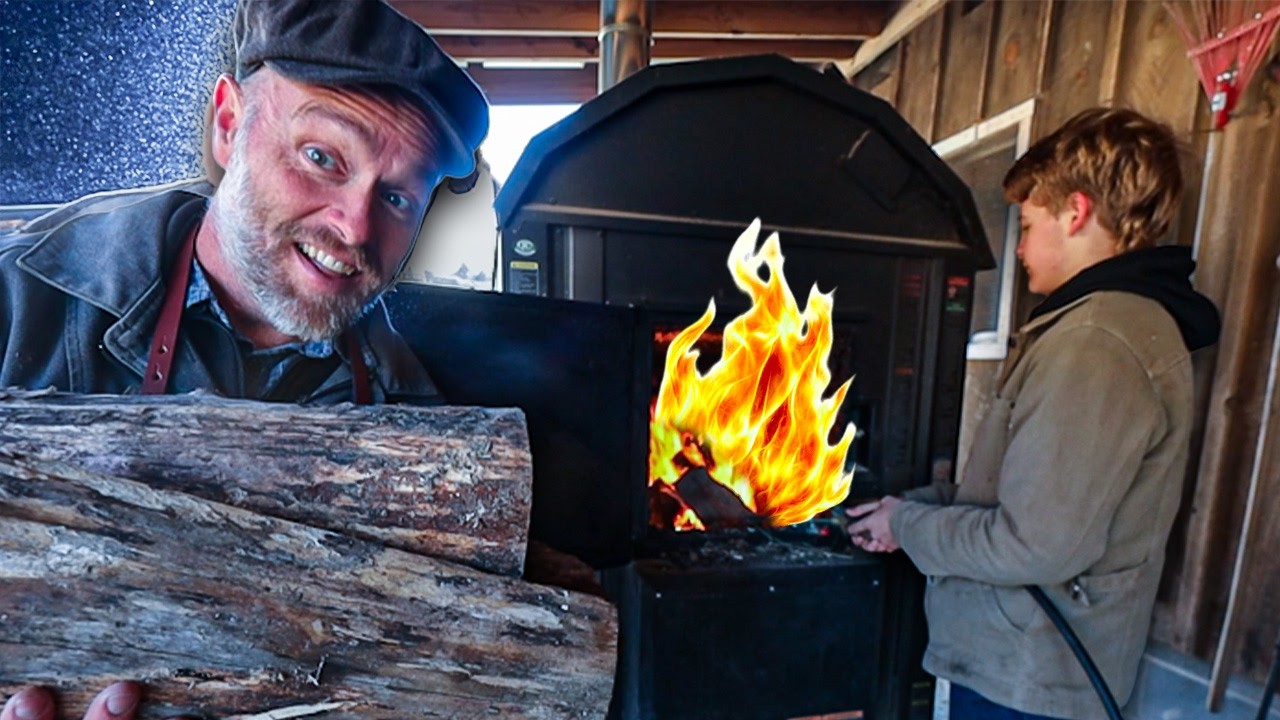 NEVER Pay The Heating Bill Again (Our Wood Burning System)