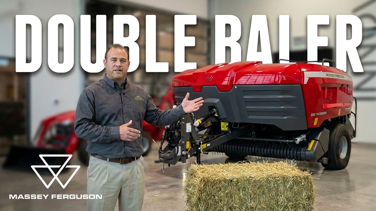 NEW Massey Ferguson Double Baler Walkaround (MF SB.1436DB)