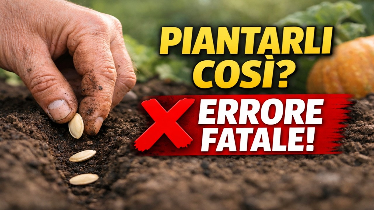 Hai piantato la zucca così? Te ne pentirai amaramente! Scopri il segreto dei professionisti per tri