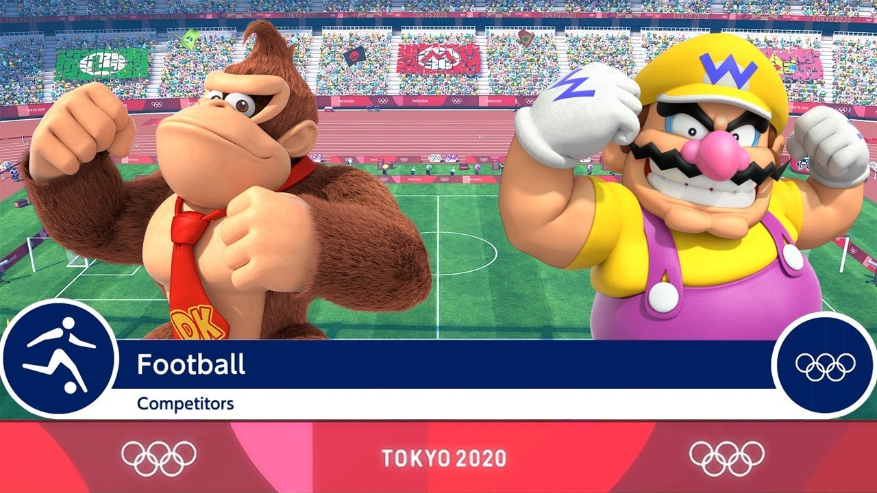 Mario & Sonic at the Tokyo 2020 Olympic Games - Donkey Kong/Mario Vs. Wario/Bowser Jr.