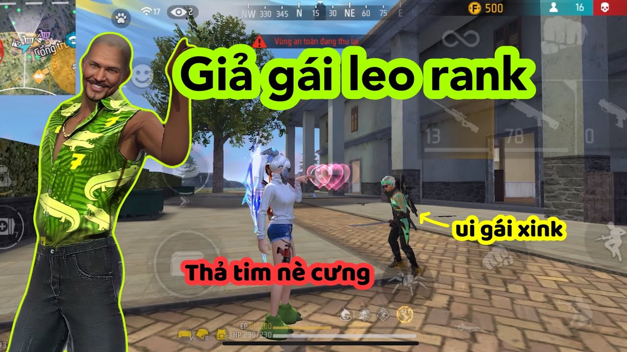 KíĐầuMàyGiờ - Giả Gái Leo Rank và Những Pha Khó Đỡ🤯 #freefire7tuoi